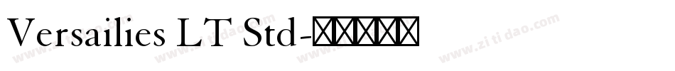 Versailies LT Std字体转换